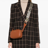 Emporio Armani Brown Crossbody Camera Bag