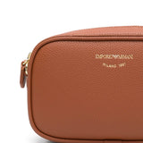 Emporio Armani Brown Crossbody Camera Bag