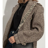 Emporio Armani Monochrome Quintessential Baguette Bag