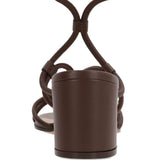 Gianvito Rossi Brown Ankle Strap Sandals