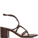 Gianvito Rossi Brown Ankle Strap Sandals