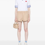 Comme Des Garçons White Polo Shirt