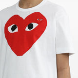 Comme Des Garçons White Logo Tee