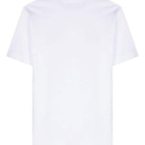 Comme Des Garçons White Embroidered Tee