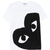 Comme Des Garçons White Silk Tee