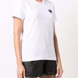 Comme Des Garçons White Heart Tee