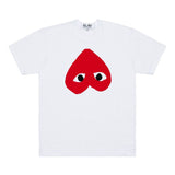 Comme Des Garçons White Solid Tee