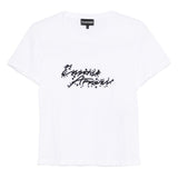 Emporio Armani White Embroidered Distinctive Shirt