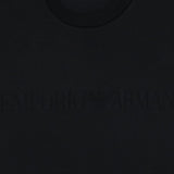 Emporio Armani Ultramarine Embroidered Monogram Tee