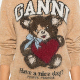 GANNI Sweaters Camel