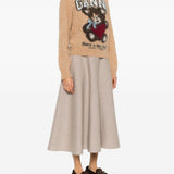 GANNI Sweaters Camel