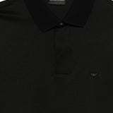 Emporio Armani Black Signature Polo Shirt