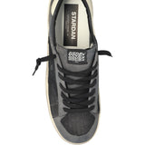 Golden Goose Grey Stardan Leather Sneakers