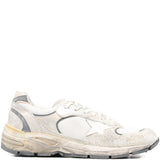 Golden Goose White Multifaceted Exquisite Sneakers
