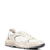 Golden Goose White Multifaceted Exquisite Sneakers