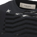 Golden Goose Black Graphic Embroidery Shirt