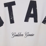 Golden Goose White Short Sleeve Round Neck T-Shirt