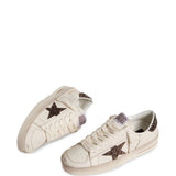 Golden Goose Brown Star Glitter Sneakers