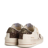 Golden Goose Brown Star Glitter Sneakers