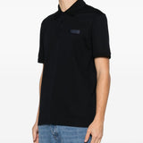 Givenchy Navy Logo Patch Polo Shirt