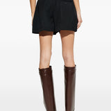 Givenchy Black Exquisitely Tailored Pleated Shorts