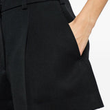 Givenchy Black Exquisitely Tailored Pleated Shorts