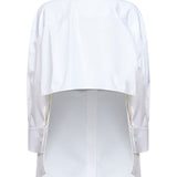 Givenchy White Sophisticated Buttoned Placket Shirt