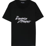 Emporio Armani Black Logo Graphic Tee