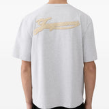Jacquemus Grey Logo Cotton T-Shirt