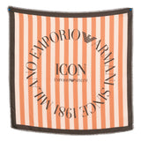 Emporio Armani Pink Striped Foulard