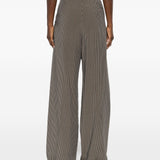 Balenciaga Light Brown Checkered Patterned Trousers