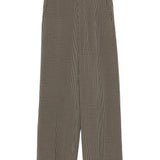 Balenciaga Light Brown Checkered Patterned Trousers