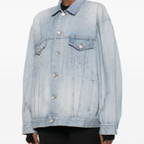Balenciaga Clear Blue Long Sleeve Jackets