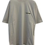 Balenciaga Brilliant White Embroidered Logo Tee