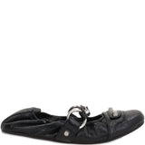 Balenciaga Black Supremely Comfortable Ballet Flat