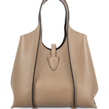 Tod's Beige T Buckle Tote Bag