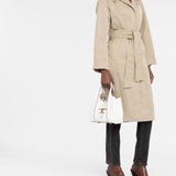 Tod's White Leather Mini Tote Bag