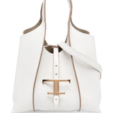 Tod's White Leather Mini Tote Bag