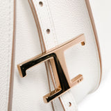 Tod's White Leather Mini Tote Bag