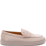 Tod's Dove Grey Penny Strap Loafers