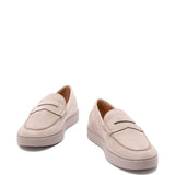 Tod's Dove Grey Penny Strap Loafers