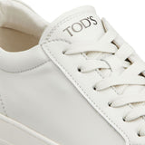 Tod's White Incomparably Sophisticated Italian Sneakers