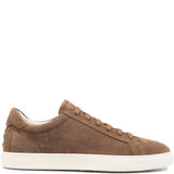 Tod's Handcrafted Superlative Brown Suede Sneakers