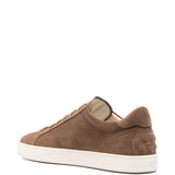 Tod's Handcrafted Superlative Brown Suede Sneakers
