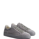 Tod's Charcoal Grey Sophisticated Leather Sneakers