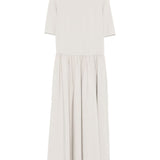 Emporio Armani Light Grey Embroidered Dress