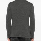 Emporio Armani Charcoal Wool Blend Jacket
