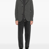 Emporio Armani Charcoal Wool Blend Jacket