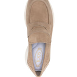 Tod's Dark Chocolate Suede Leather Loafers