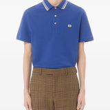 Valentino Blue VLogo Signature Polo Shirt